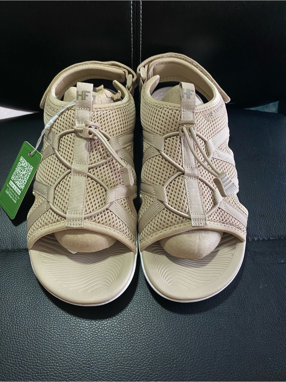 NWT🎉 Hike Footwear Unisex Beige Sport Sandals Breathable Mesh Comfort Size 11 - Picture 3 of 8